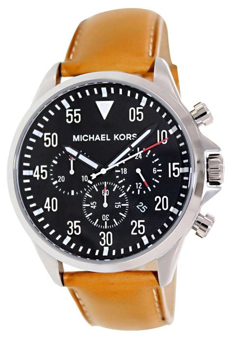 mans michael kors chrono date quartz watch model mk-8330|Michael Kors watches for men.